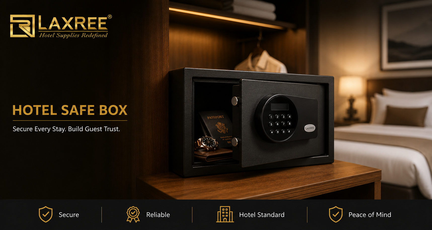 Hotel Safe Box Buyer's Guide: Types, Technical Specs, Compliance & B2B Procurement for Indian Hotels